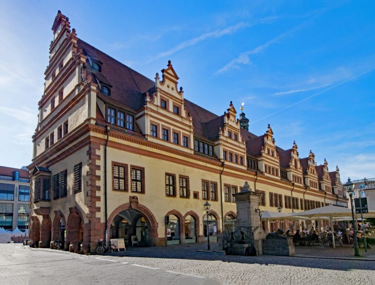 Altes Rathaus am Markt in Leipzig