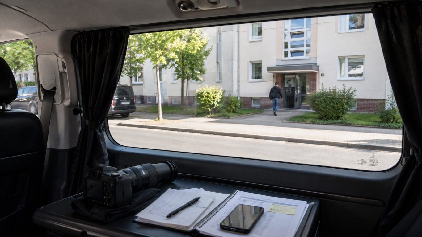 Privatdetektiv Magdeburg – Personensuche und Observation Diskrete Personensuche und Observation aus einem Observationsfahrzeug in Magdeburg.